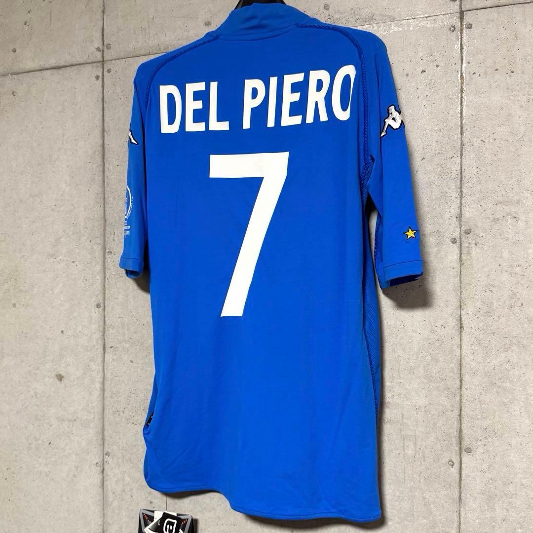 【新品/タグ付き】2002日韓W杯 イタリア代表 ♯7 デルピエロ【Lサイズ】