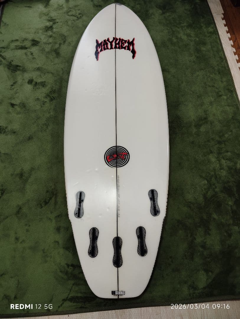 LOST RADRIPPER 5’5” MAYHEM USDE