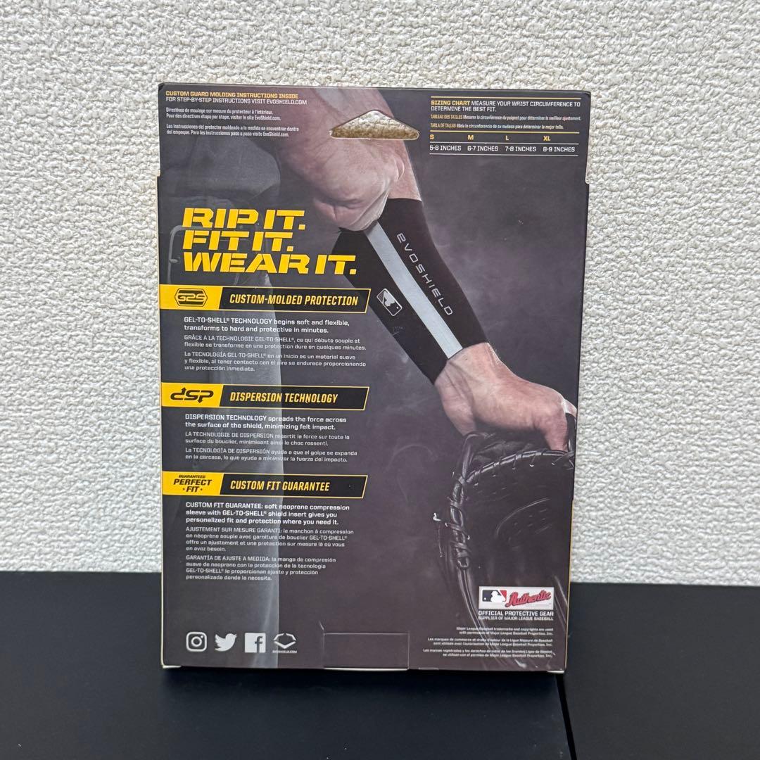 Evoshield SRZ-PROブルー Lサイズ リストガード リストバンド