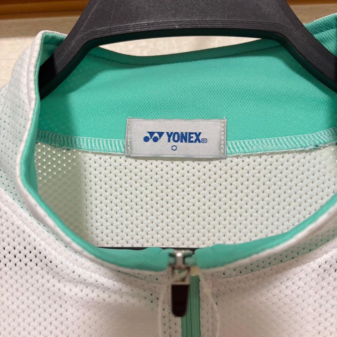 新品YONEX メッシュ ジップアップ ウォームアップウェア