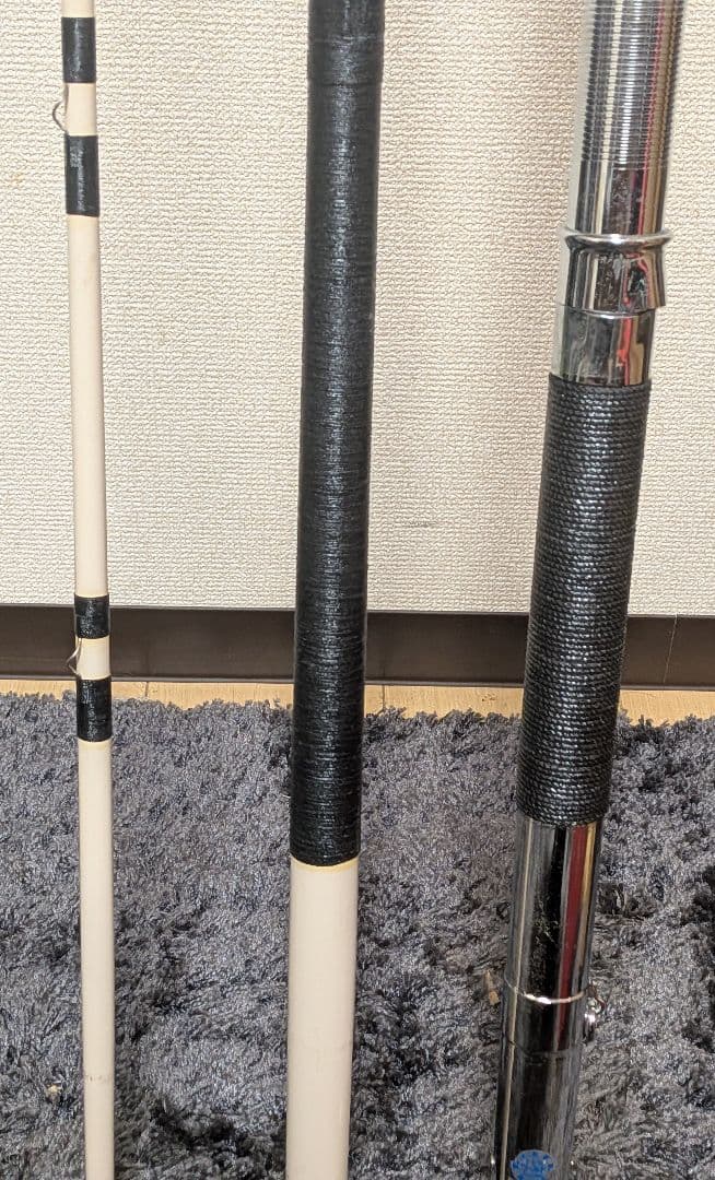 ほぼ新品　モロコデラックス　3本継ぎ　クエ専用竿4.8m