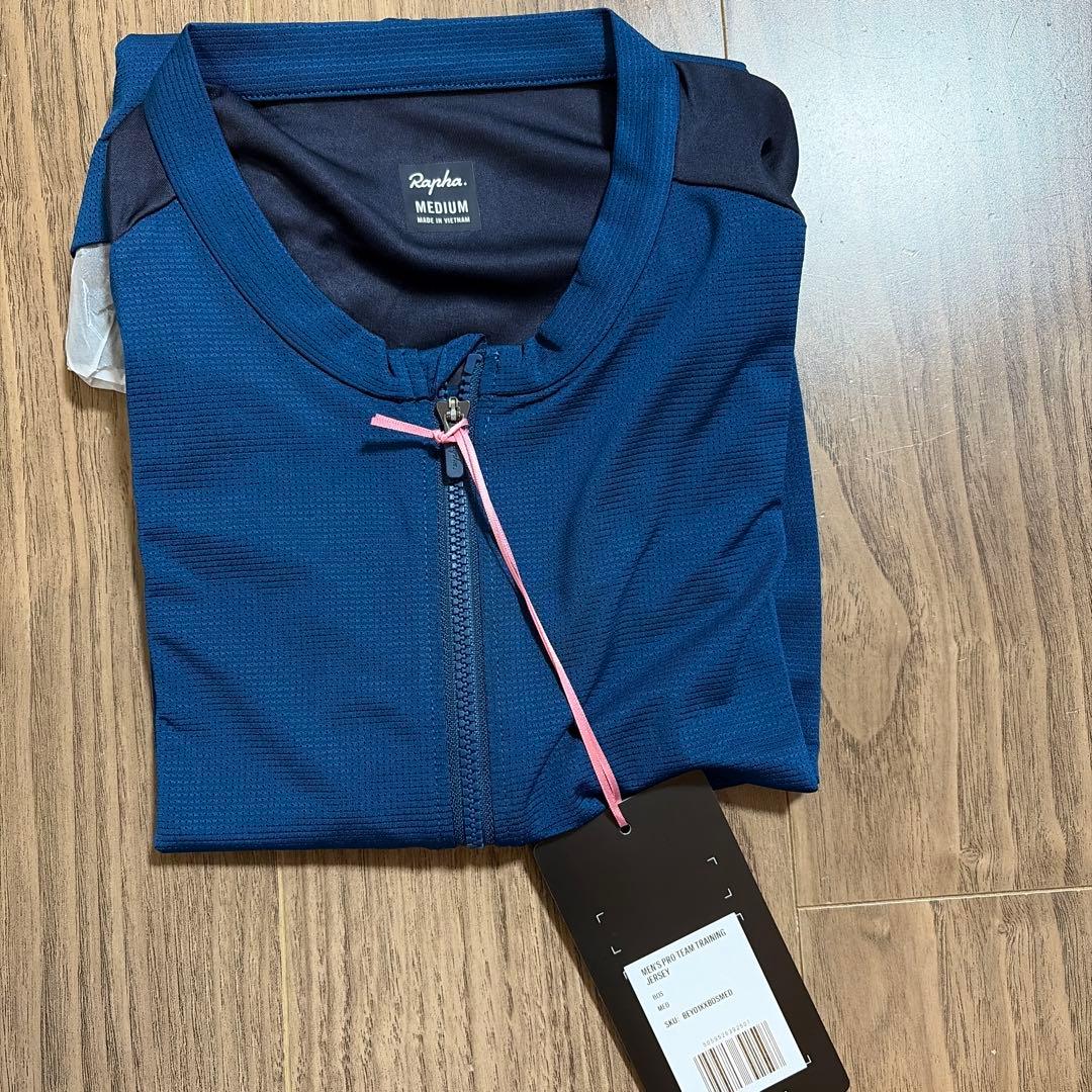 ラファ rapha プロチームトレーニングジャージ　新品　メンズM ネイビー