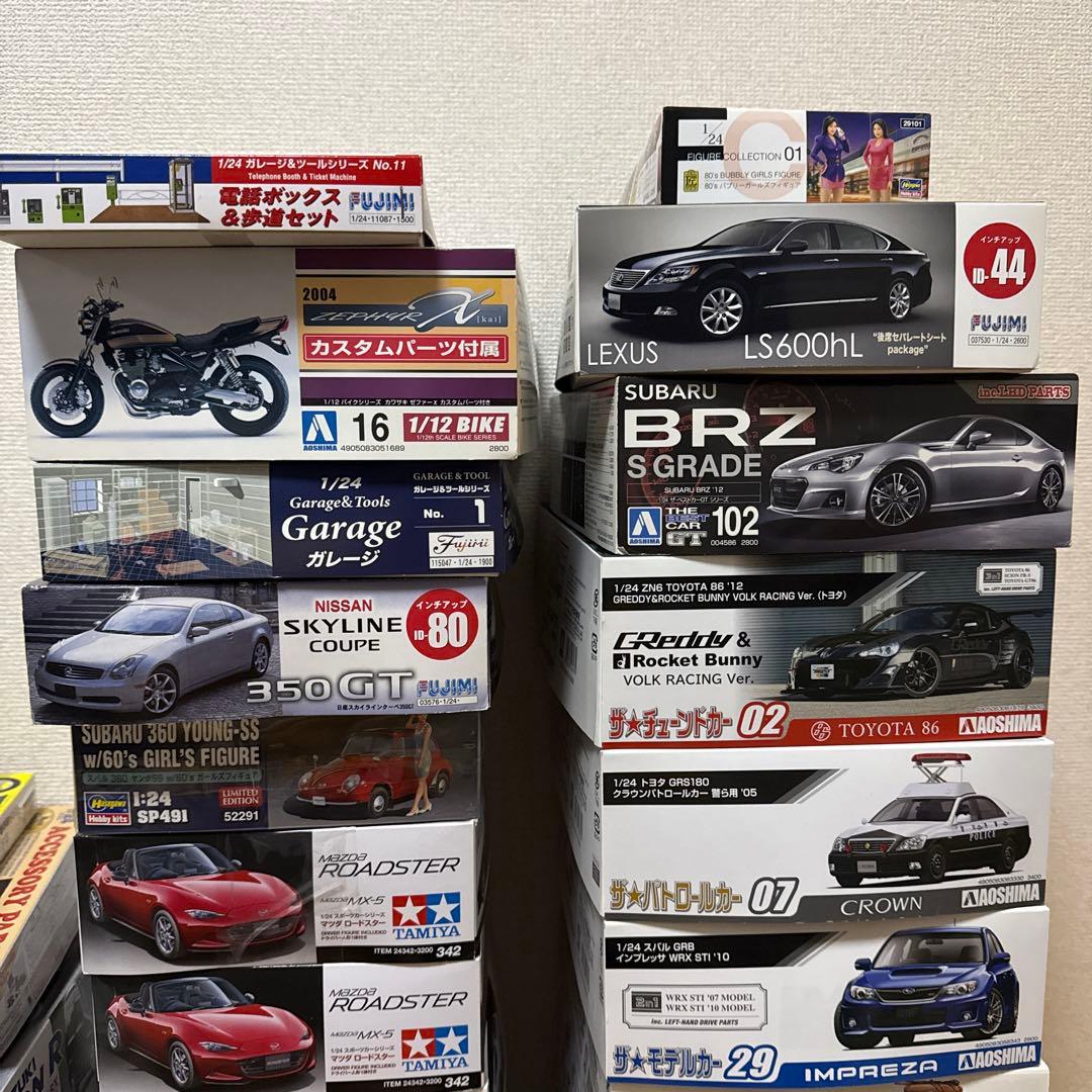 車　1/24 プラモデル　31点　まとめ売り