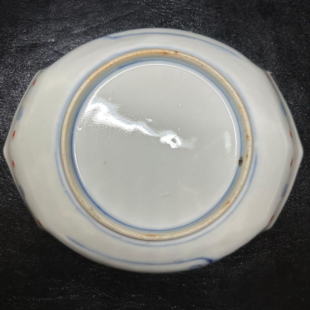 ★ 古伊万里 金彩 色絵 変形皿 5枚/食器！★管理200
