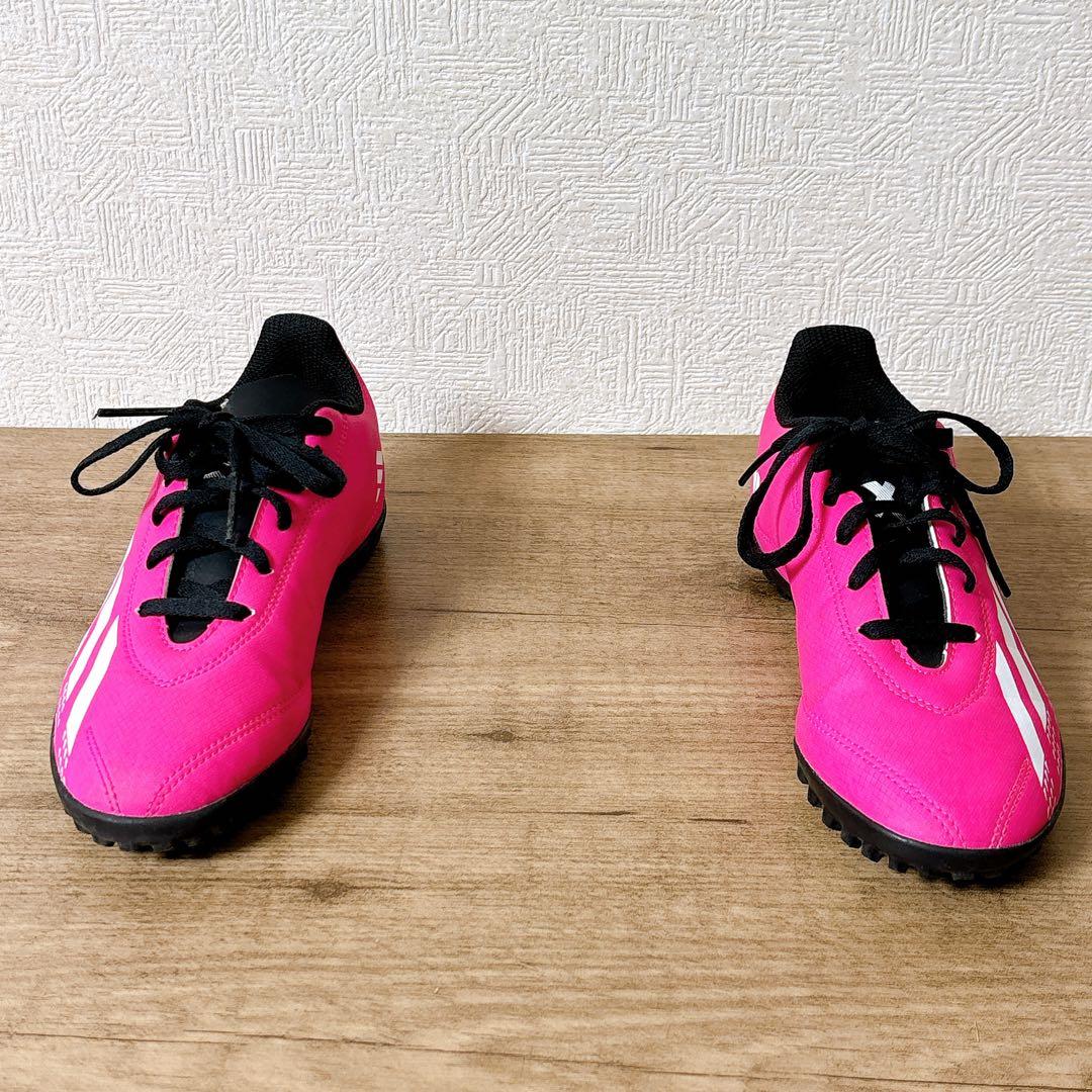 アディダス　adidas サッカースパイク ジュニア キッズ　ピンク　22cm