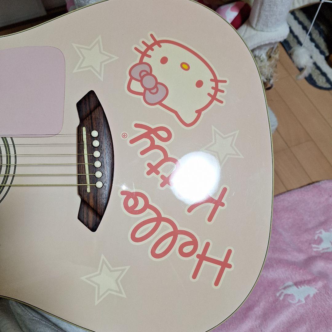 激レア　廃盤　フェンダー　ハローキティ限定　アコースティックギター