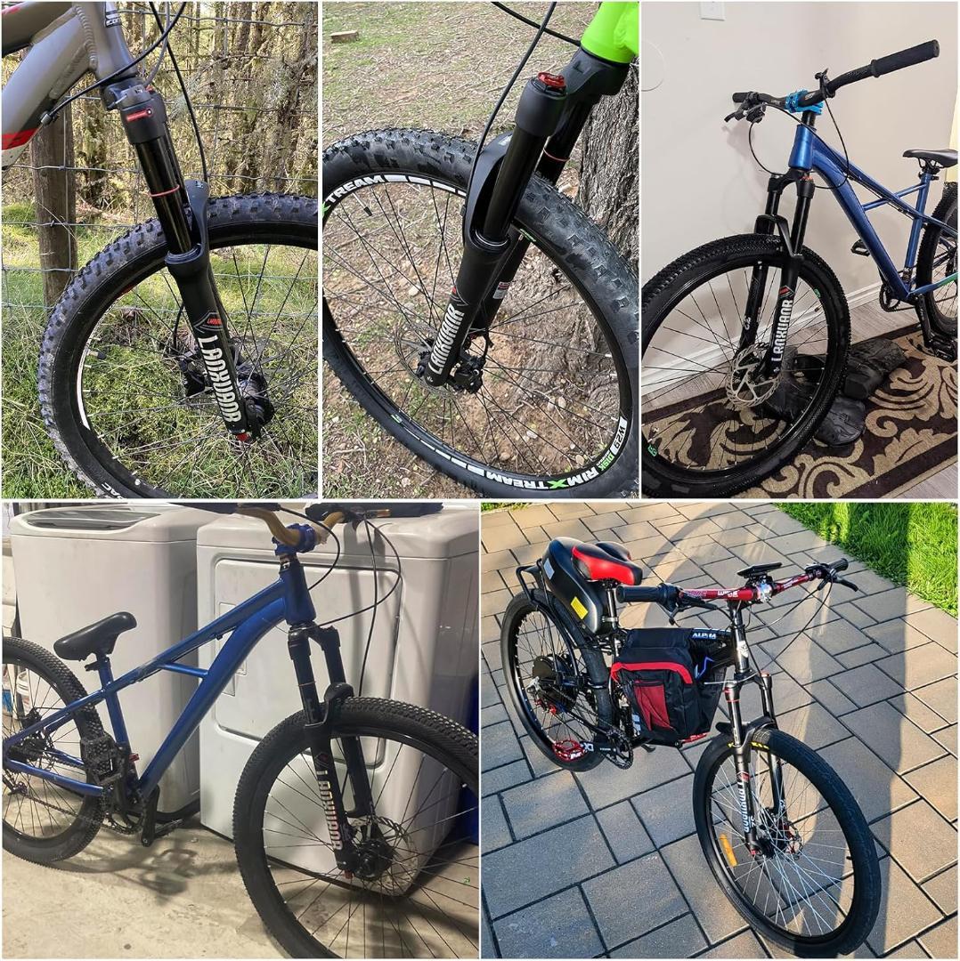 【開封済・未使用】LANXUANRマウンテンバイク用フロントフォーク　29インチ