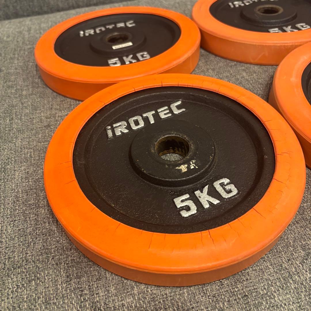 アイロテック ダンベルプレート 5kg×4枚 計20kg
