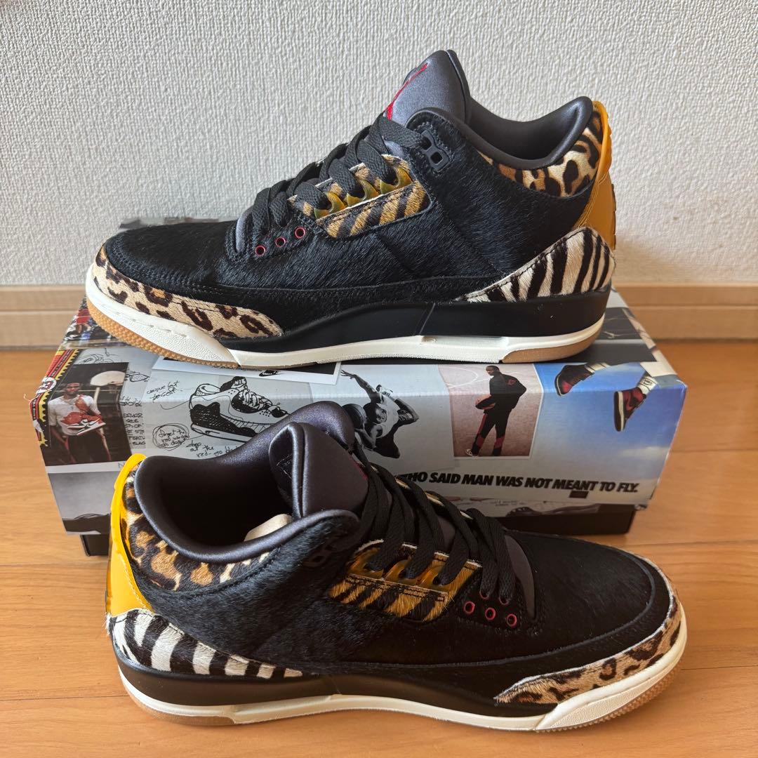 極美品⭐️27.5⭐️Nike Air Jordan 3 Retro SE アニマル