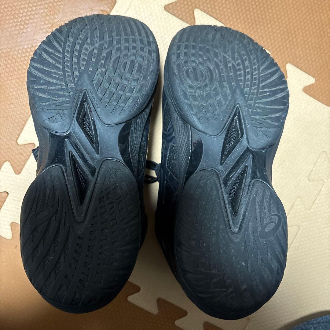 【美品】Footcraft AGILITY GRIP付アシックスバスケシューズ黒