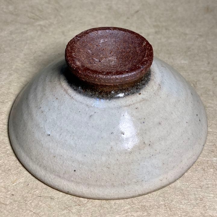 粉引絵唐津根引松紋ぐい呑　唐津焼　ぐい呑　焼き物　陶器　酒器　陶芸