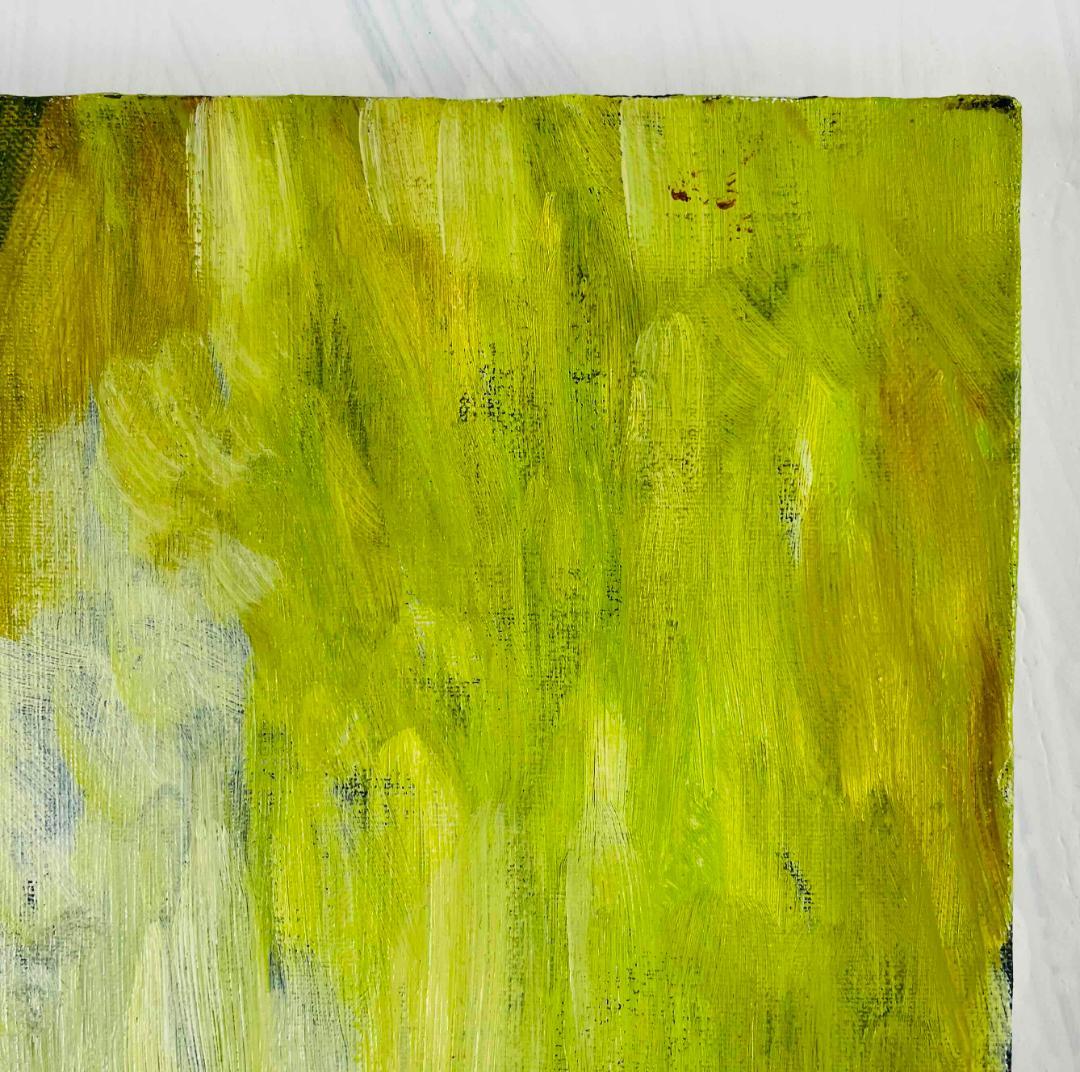 61×73㎝「台所に立つ男」油彩・原画・F20