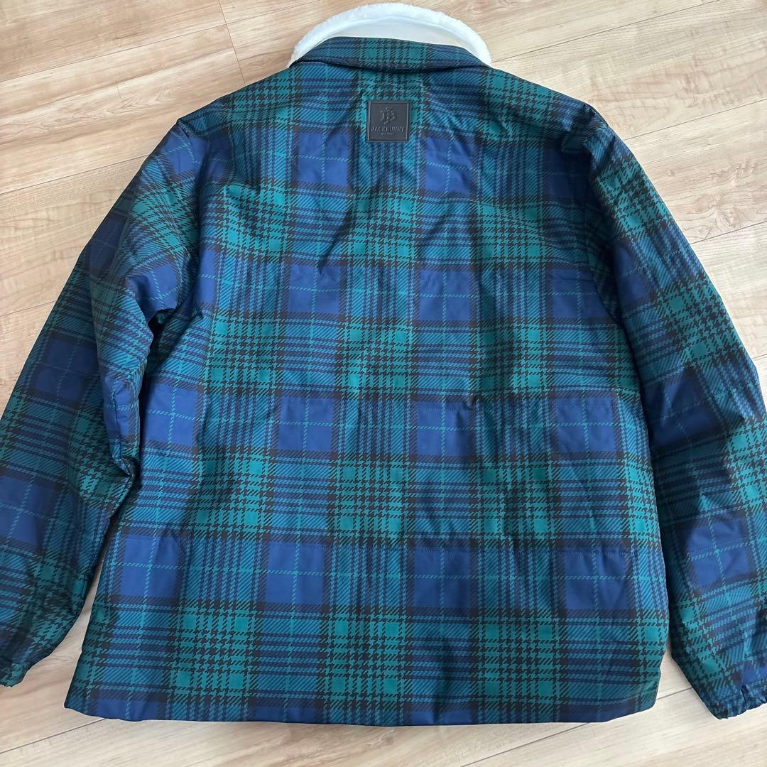 新品　ジャックバニー　メンズ　ゴルフ　アウター　コーチジャケット　ネイビー　L