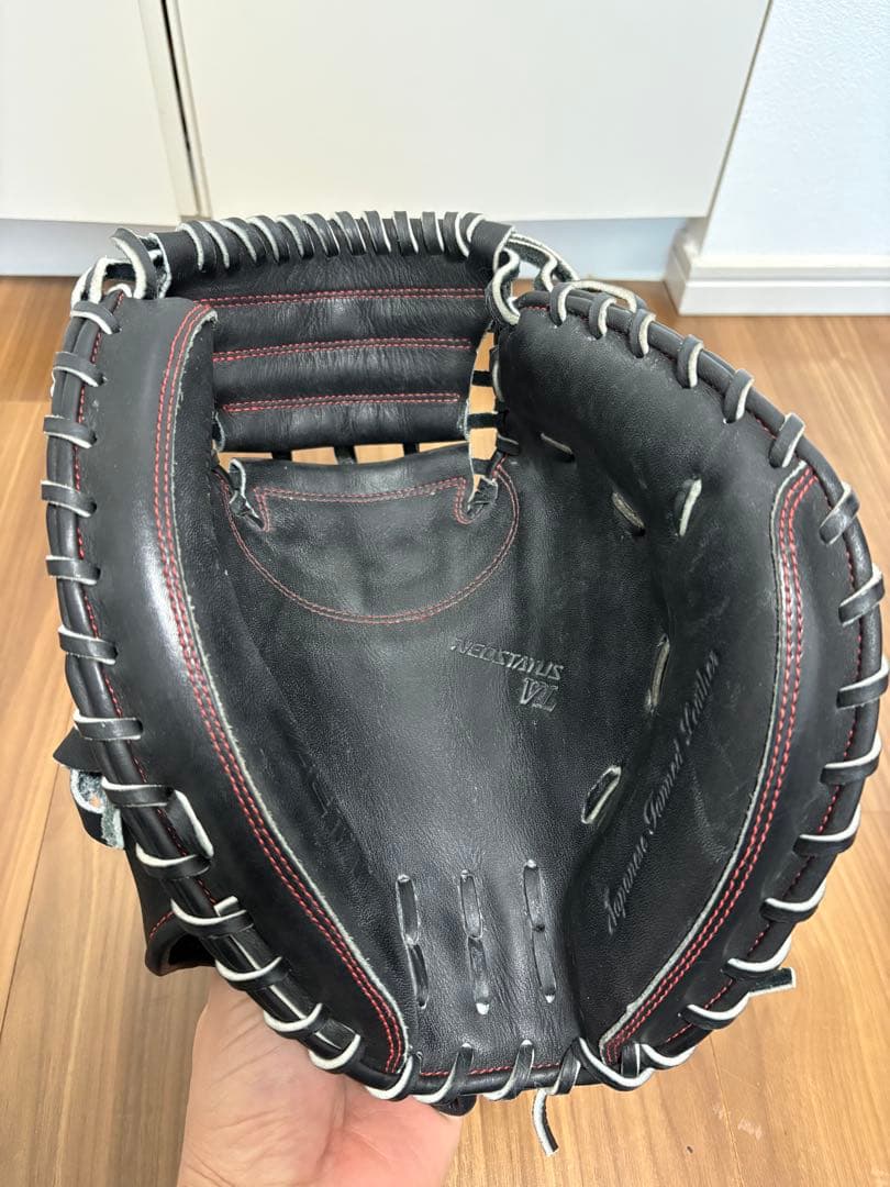ZETT 軟式野球グローブ キャッチャーミット　黒　Neo status VL