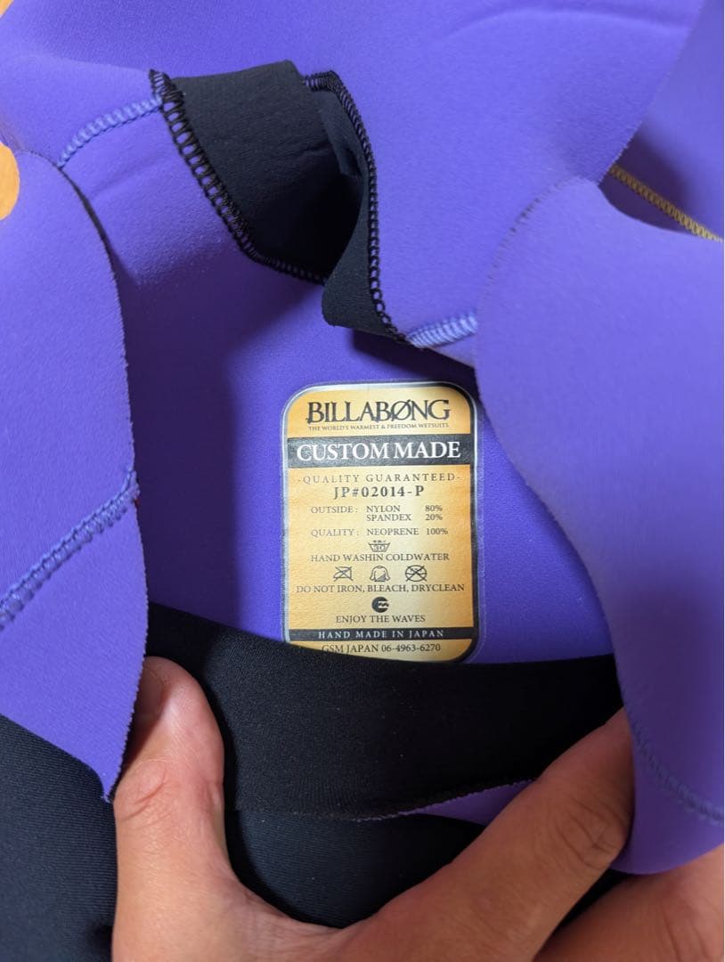 BILLABONG(ビラポン) フルスーツ レディース M相当(オーダー品)