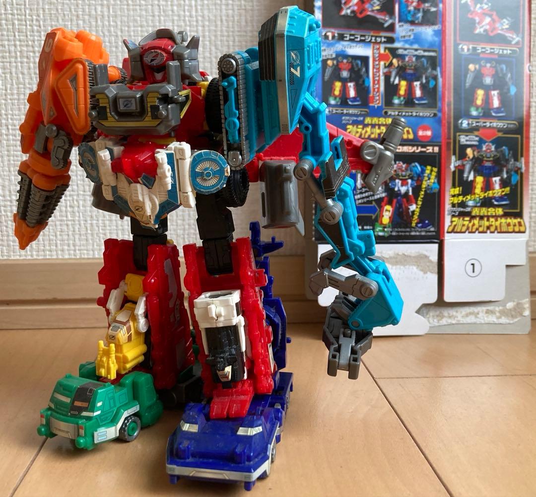 【食玩 説明書・外箱付】BANDAI 轟轟戦隊ボウケンジャーミニプラセット