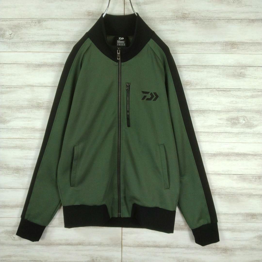 Daiwa フィッシングジャケット トラックジャケット　ジャージ M グリーン系