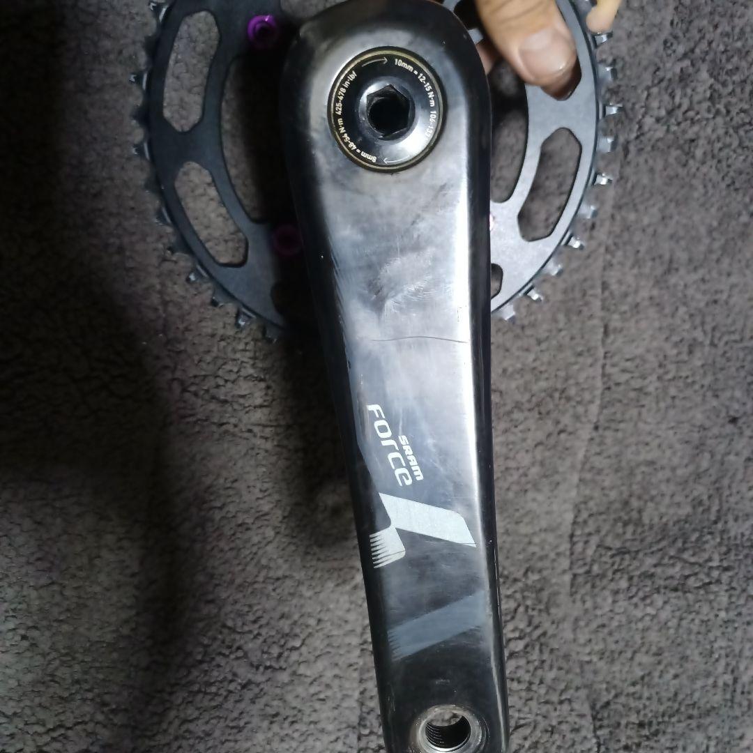 SRAM（グラム）Force　カーボンクランク　　GXP 規格170mm　中古品