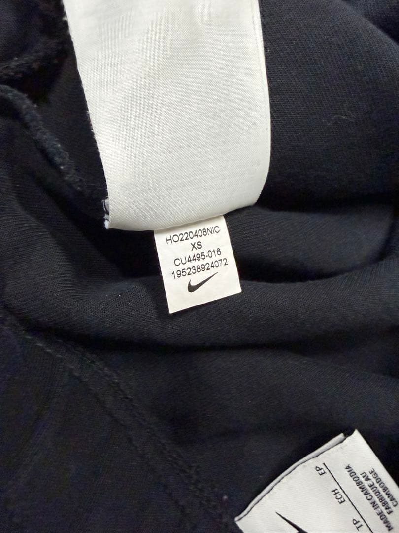 【廃盤旧テック激レア】NIKE ナイキテックフリース　グレーブラック上下XS