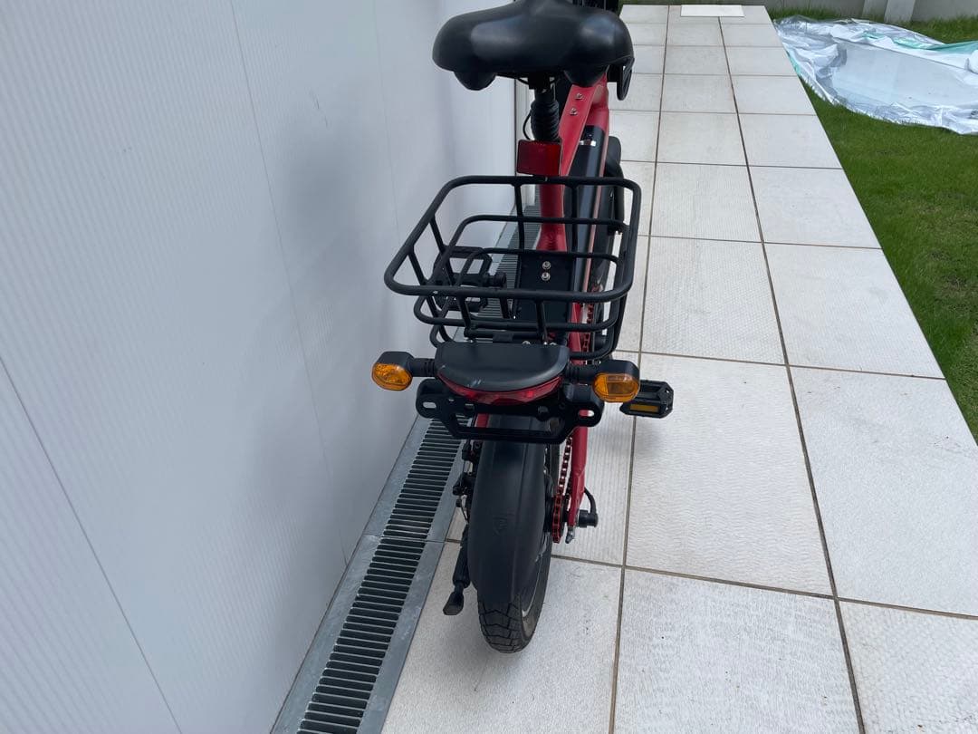Ripples! 電動自転車 電動ハイブリッド アシスト 自転車 レッド 赤