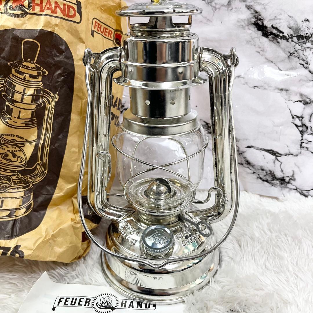 FEUERHAND フュアーハンド ランタン 276 未使用 クリア シルバー