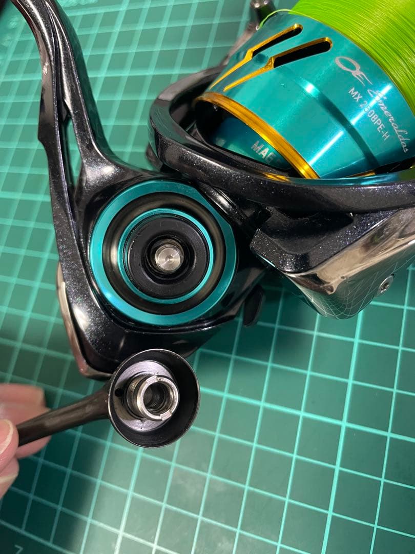 17エメラルダスMX 2508PE-H-DH ライン付き☆早い者勝ち☆エギング☆