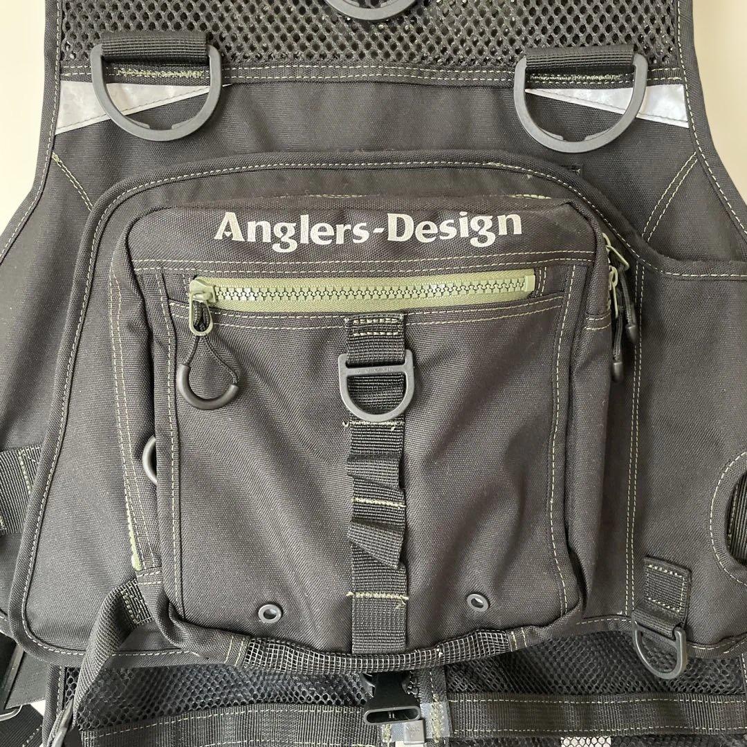 Anglers-Design アングラーズデザイン フィッシングベスト　ブラック