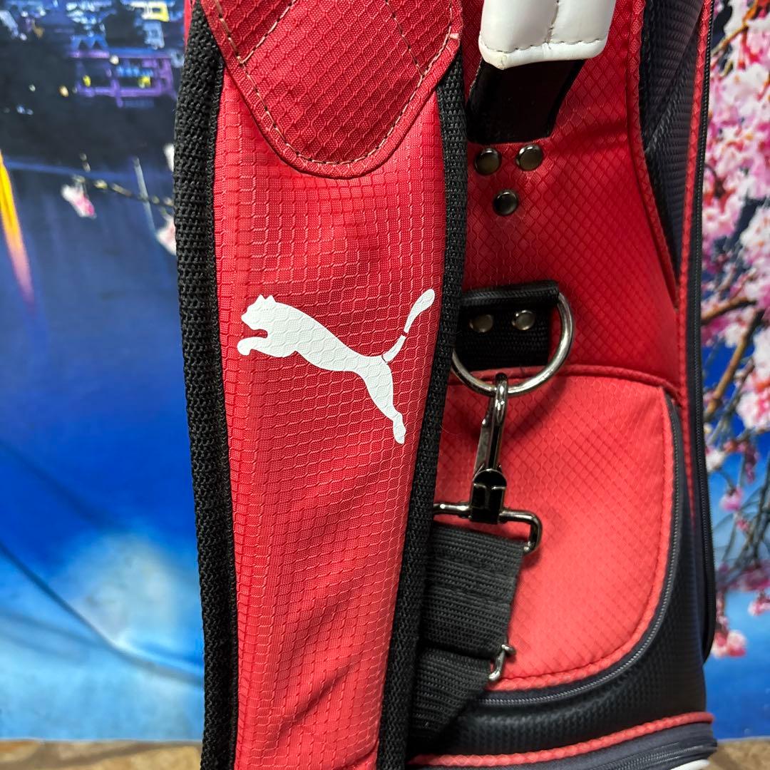 寶BX-1234 PUMA プーマ キャディバッグ 軽量 レッド/ブラック