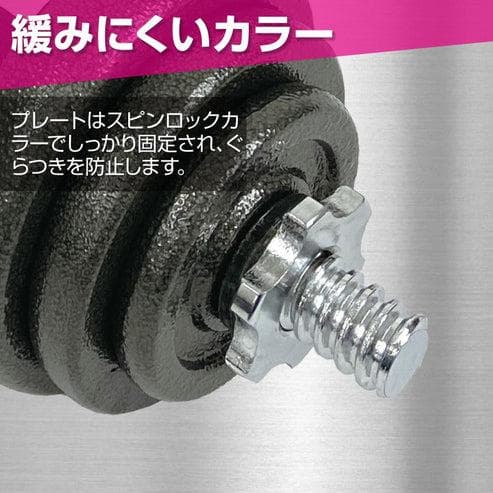 鋳鉄ダンベルセット 50kg 3WAY バーベル兼用 専用ケース付き（新品）
