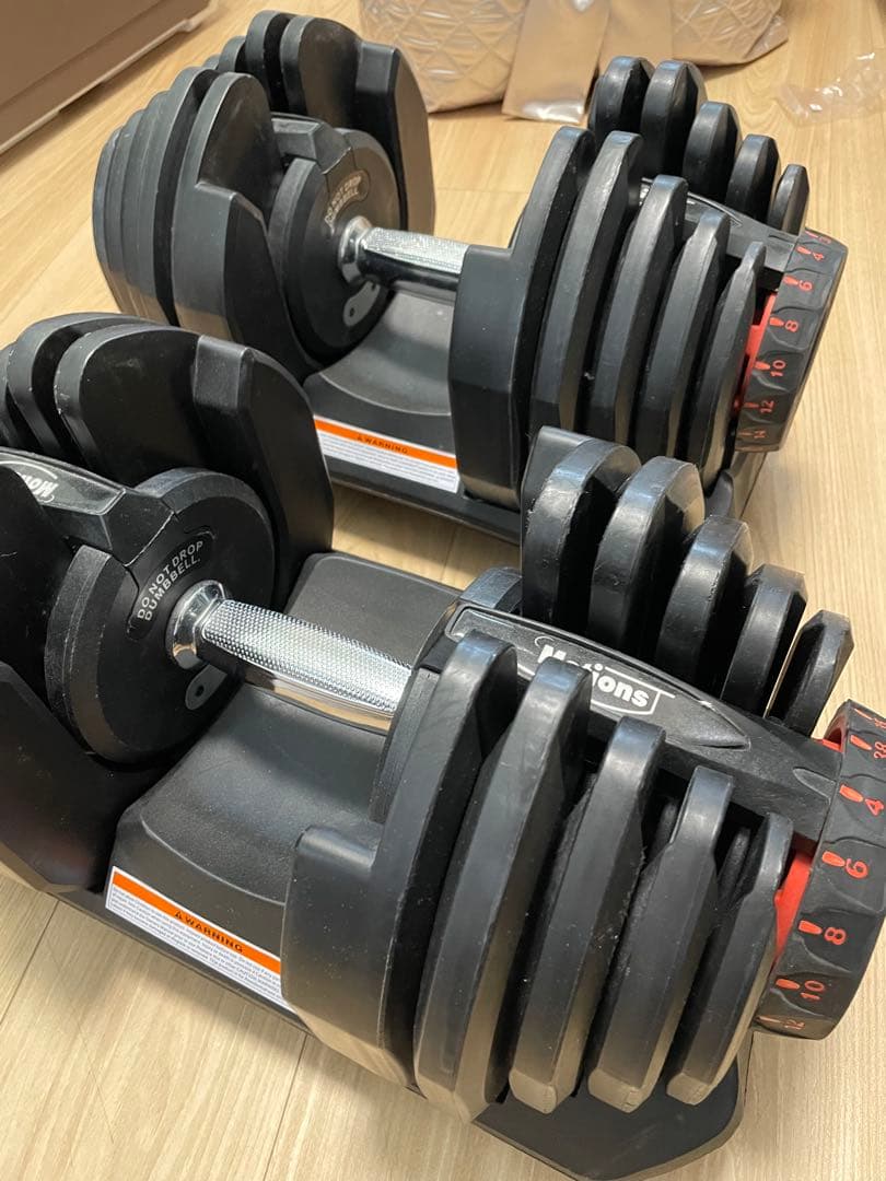 【②】ダンベル　Motions 38kg 1個