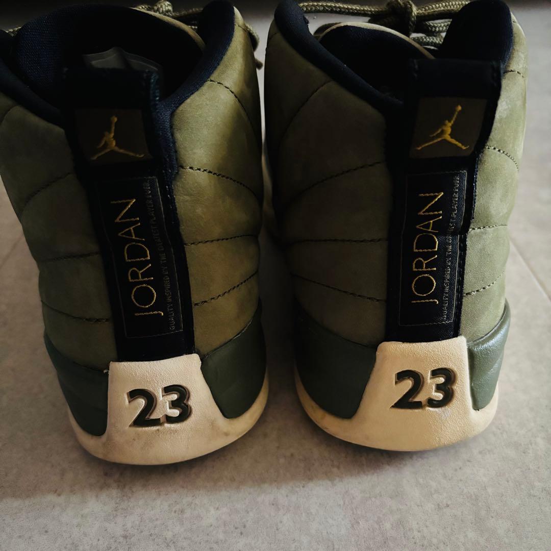 26.5cm NIKE AIR JORDAN 12 RETRO オリーブ