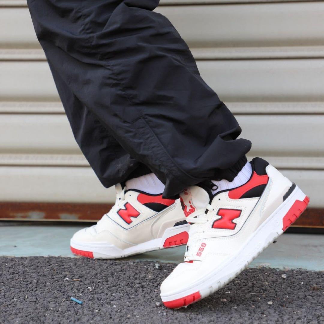 NEW BALANCE BB550VTB シーソルト トゥルーレッドホワイト