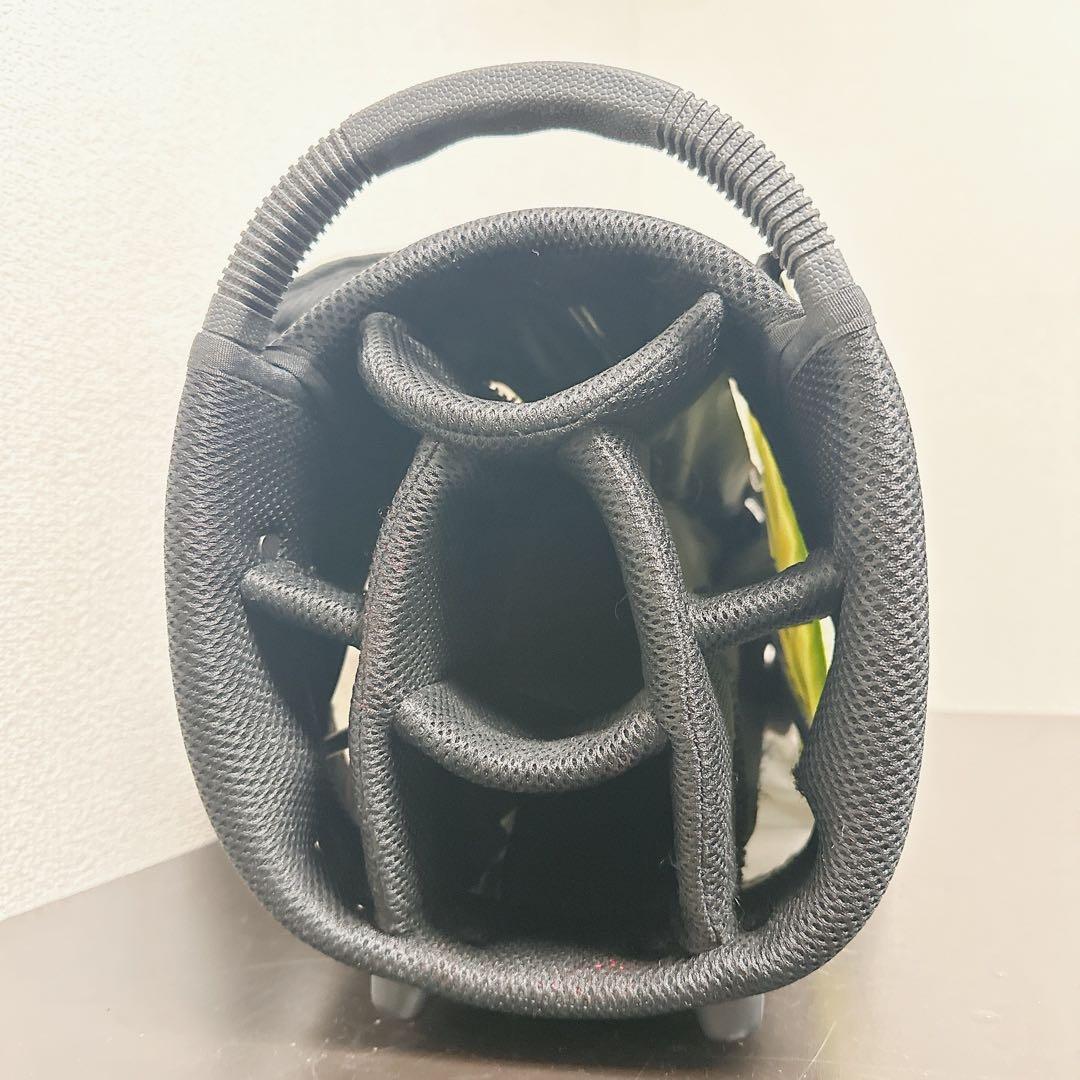 美品　PORSCHE ポルシェ ゴルフバッグ スタンド型 7分割 口径25cm