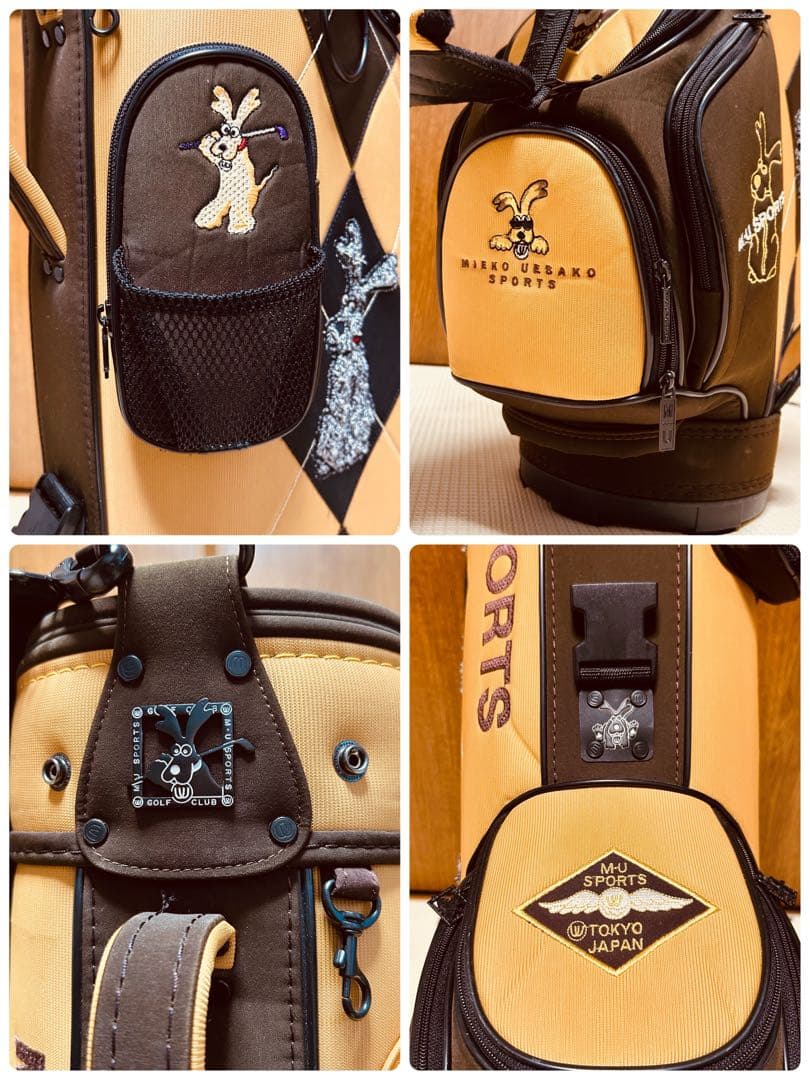 【希少/美品】M・U SPORTS エムユースポーツ キャディバッグ ボストン