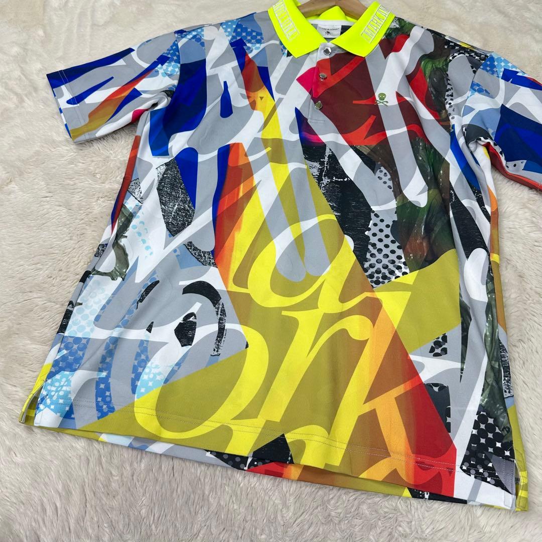 ✨極美品✨MARK&LONA 木村拓哉着用 アートグラフィック 半袖ポロシャツ