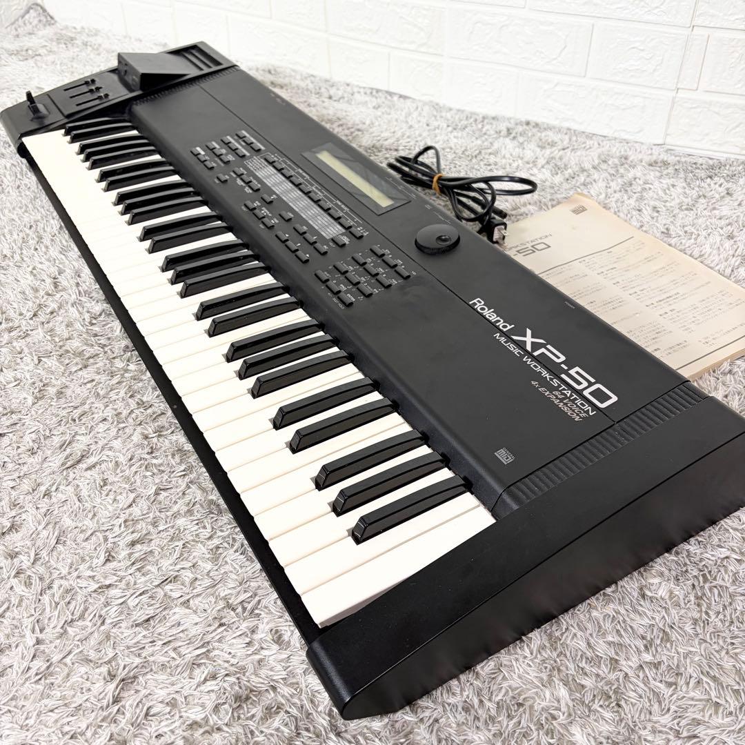 Roland XP-50 シンセサイザー キーボード 電池交換済 説明書付き