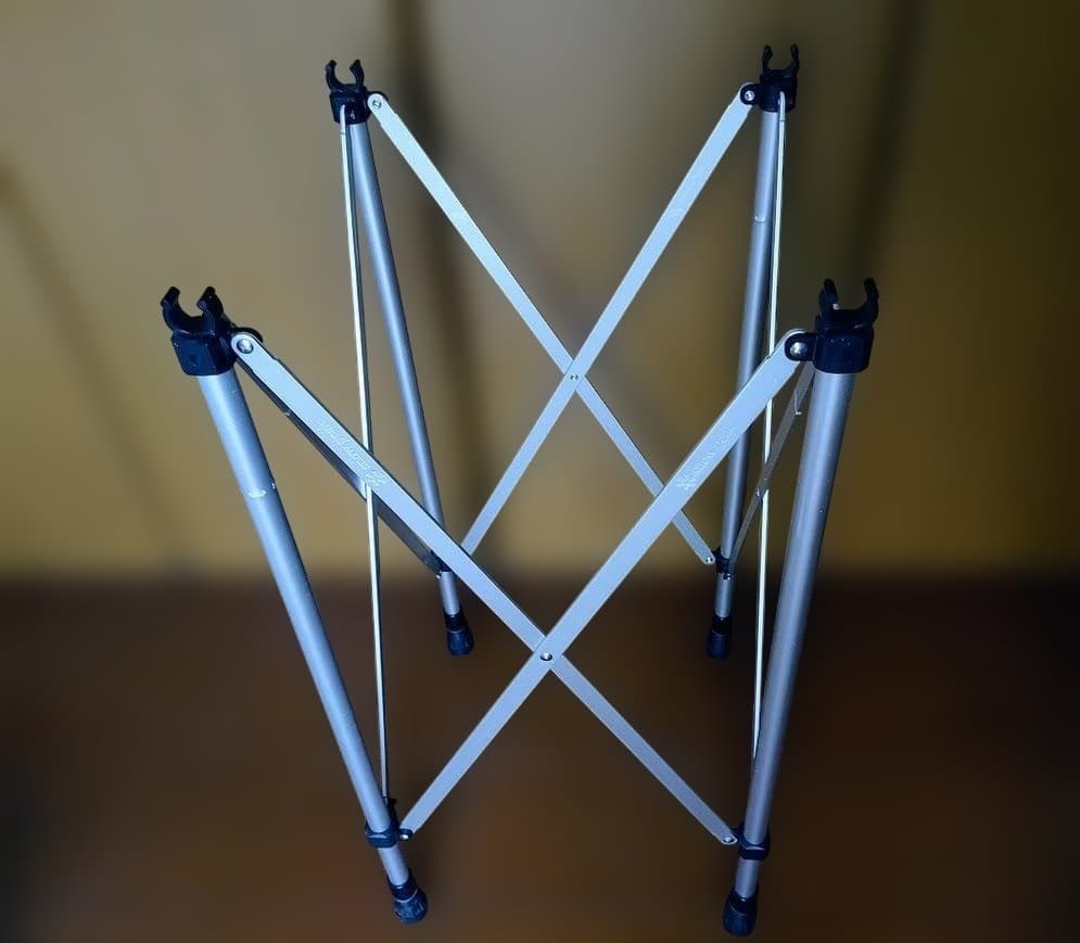 スノーピーク マルチスタンド ST-102S ＋ ブリッジバー 名作キャンプギア