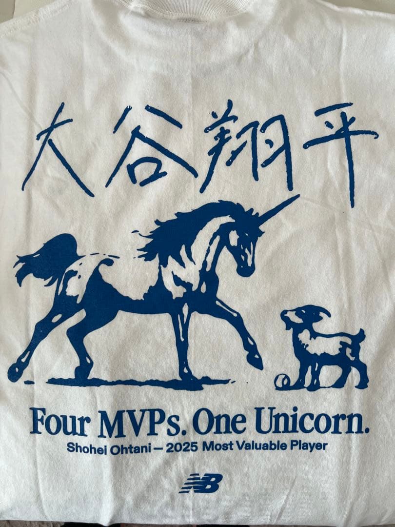 ニューバランス × 大谷翔平 記念グラフィックTシャツMサイズ　タグ付き