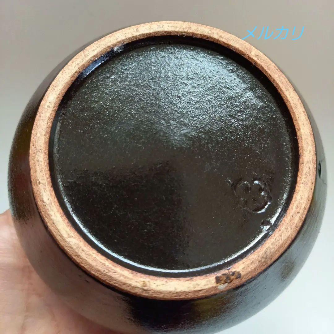 小森忍　山茶窯　インク壺　アンティーク　骨董　北斗窯