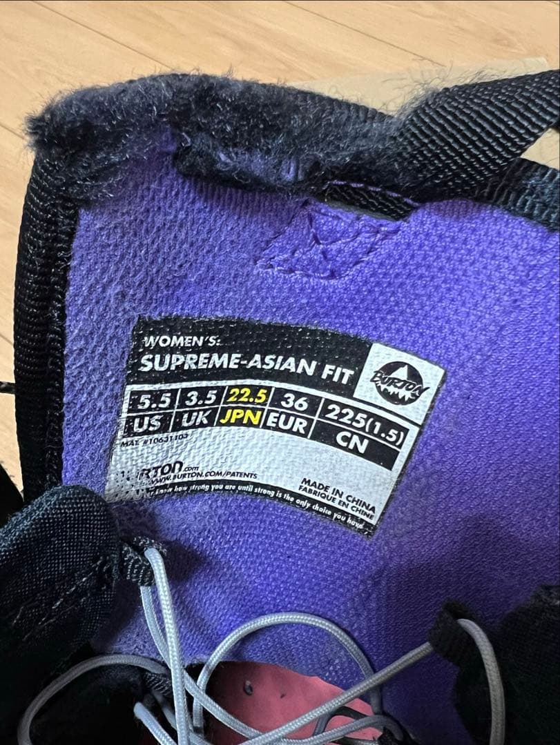 スノーボード Burton Supreme Asian Fit WMS 5 1/2