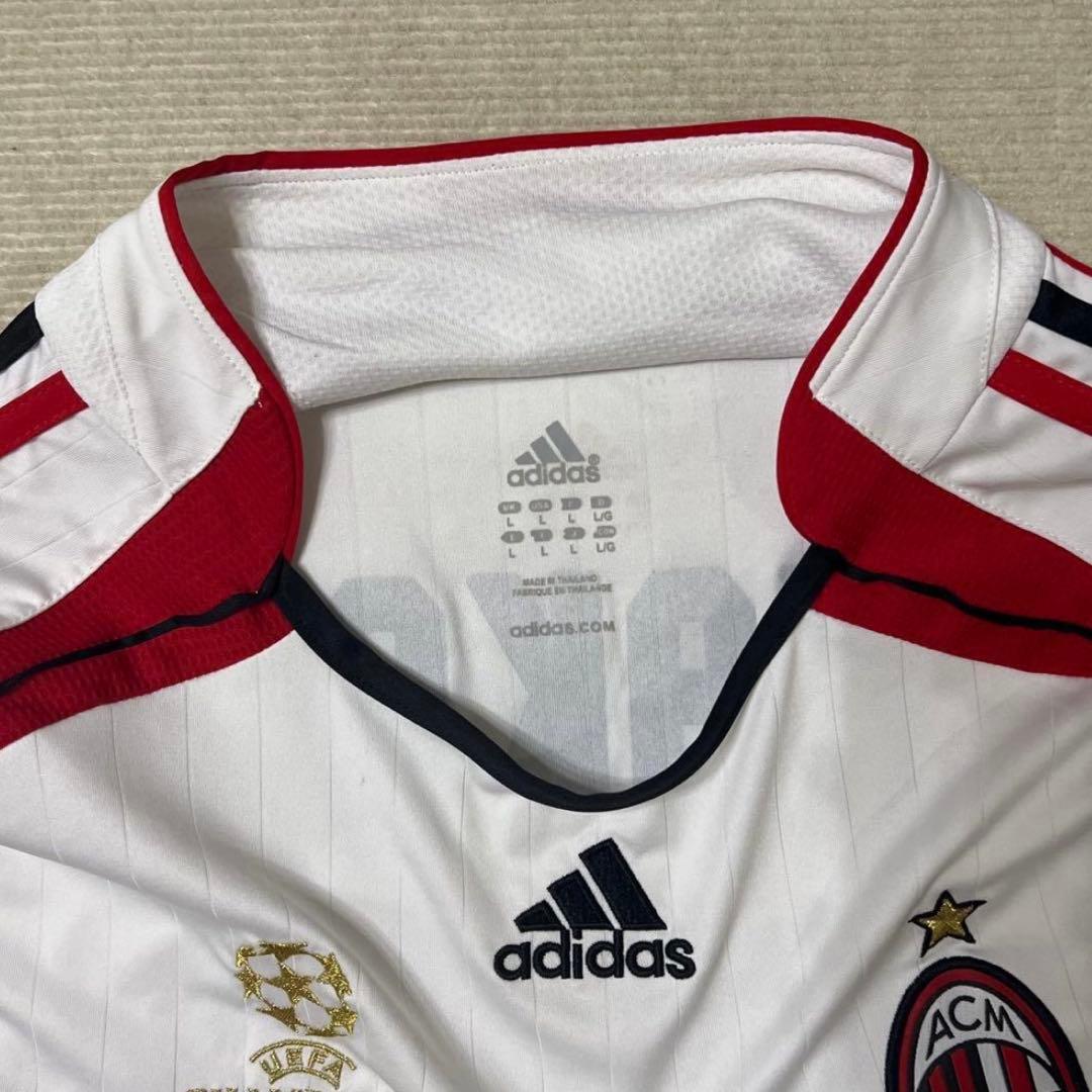 adidas 07-08 ACミラン アウェイユニフォーム 長袖 カカ