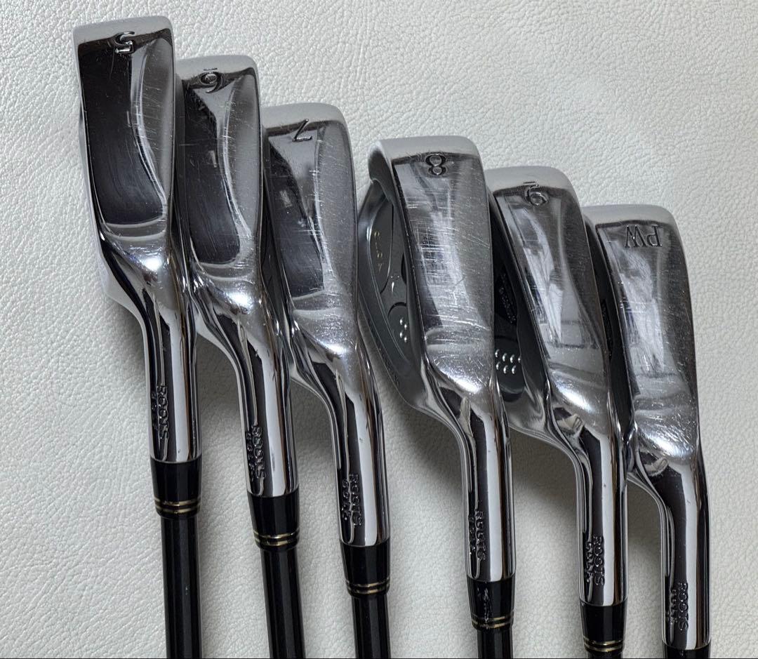 ROOTS GOLF CLICK アイアンセット6本　#5〜P カーボンS