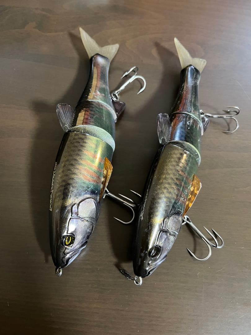 ダウズスイマー 2個セット ミラーオイカワ フック ボックス付き