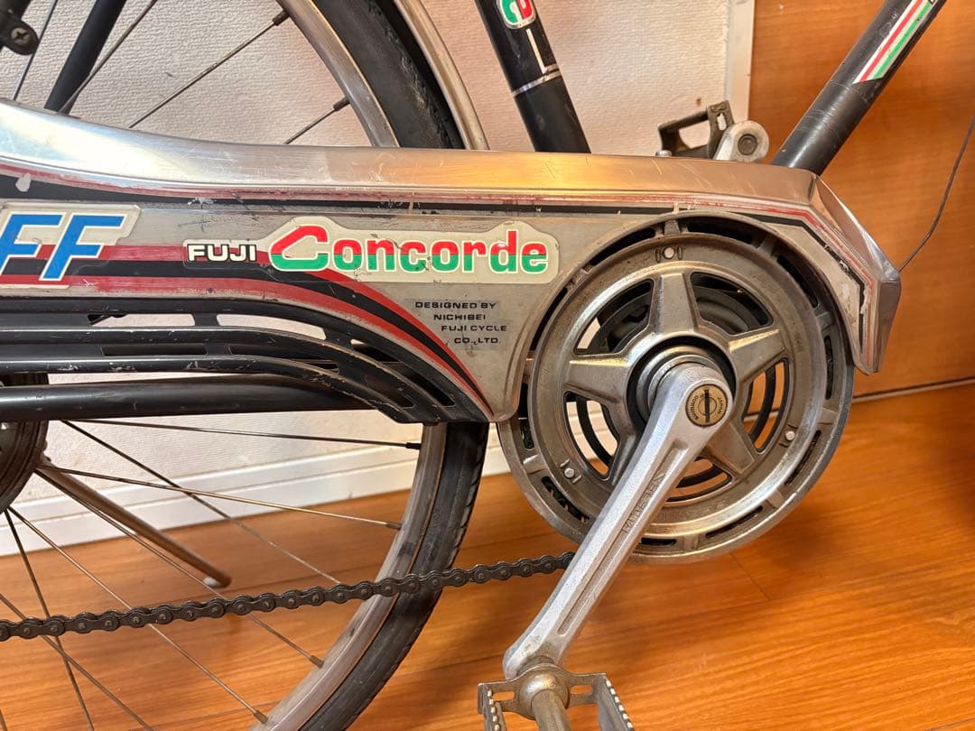 昭和レトロ FUJI Concorde ステンレス 実用車 / 5段変速 /