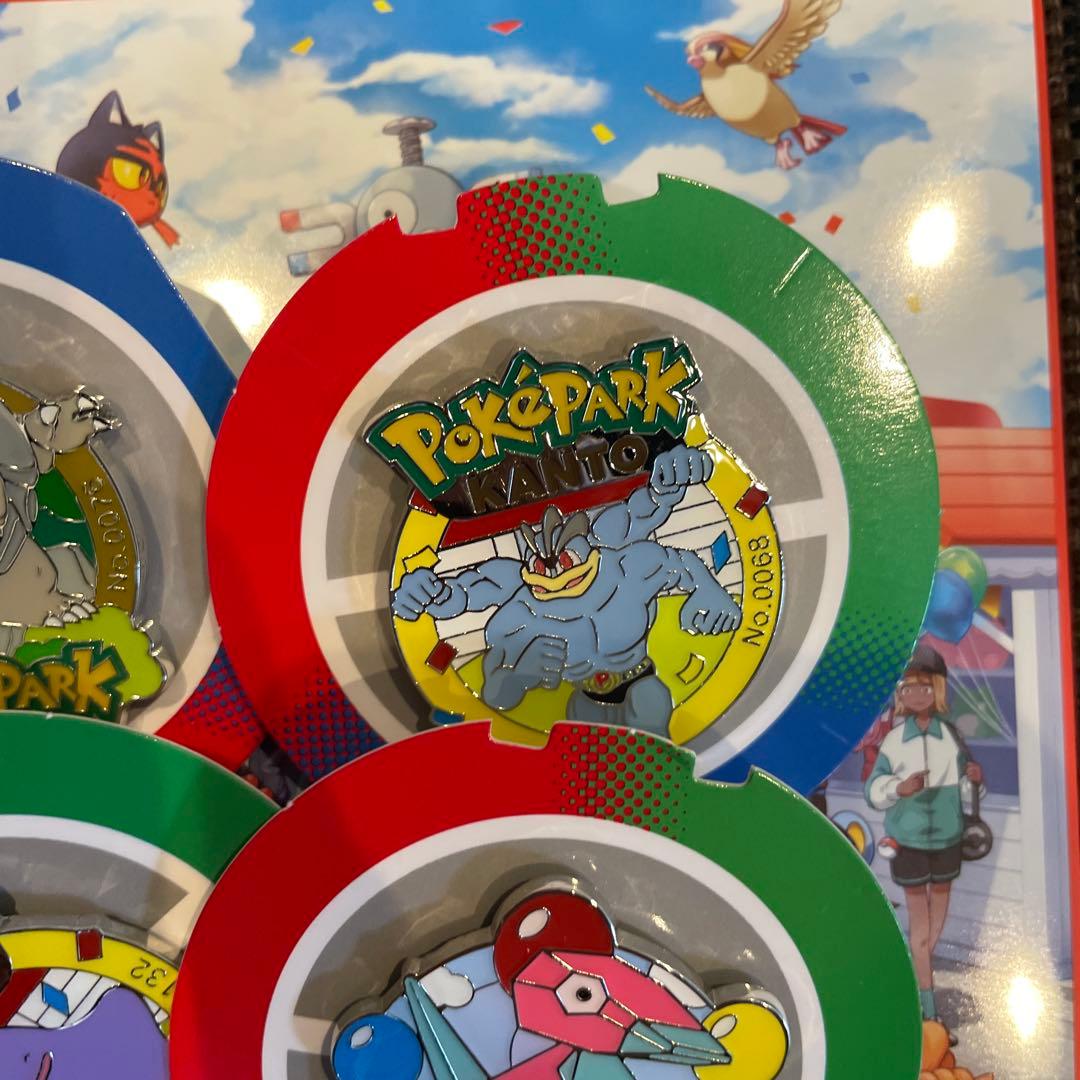ポケパークカントー　ピンズ ピンバッジ　4個セット メタモンなど