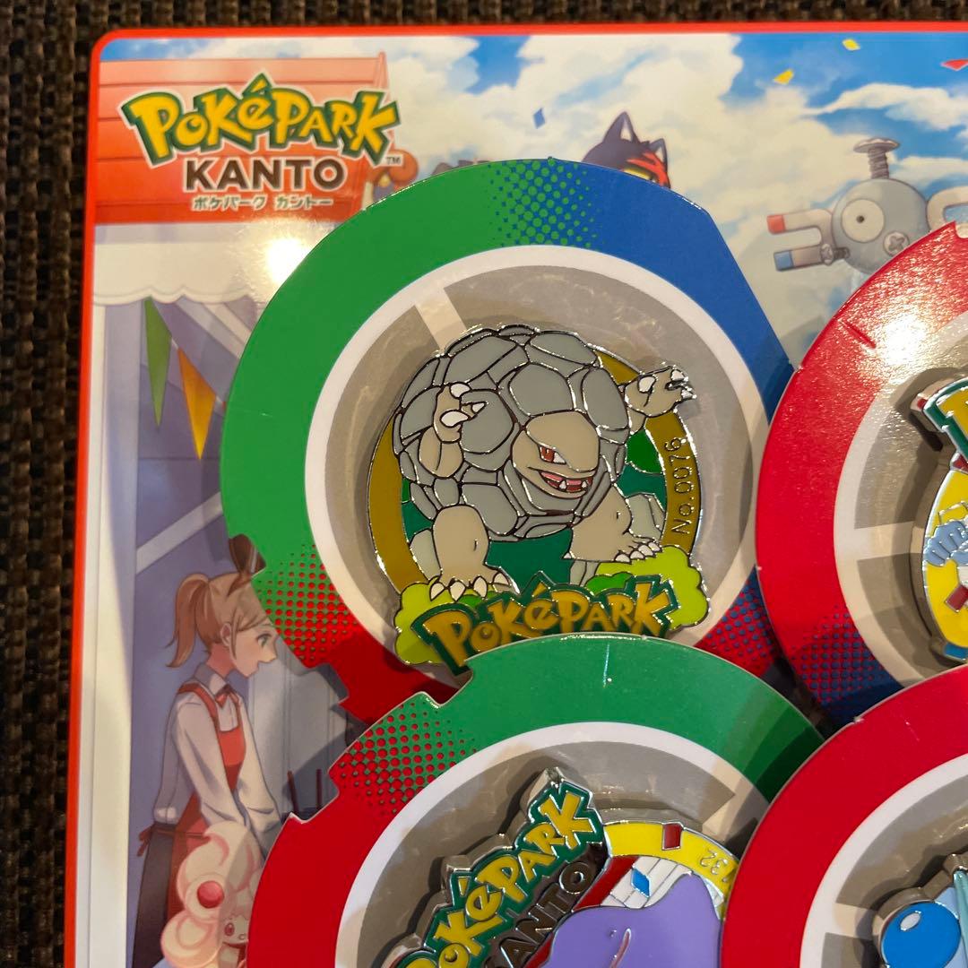 ポケパークカントー　ピンズ ピンバッジ　4個セット メタモンなど