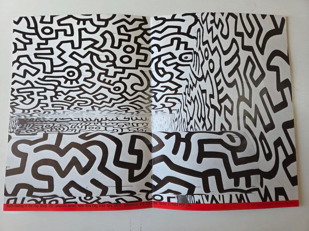 希少1986 Keith Haring Pop Shop Catalog