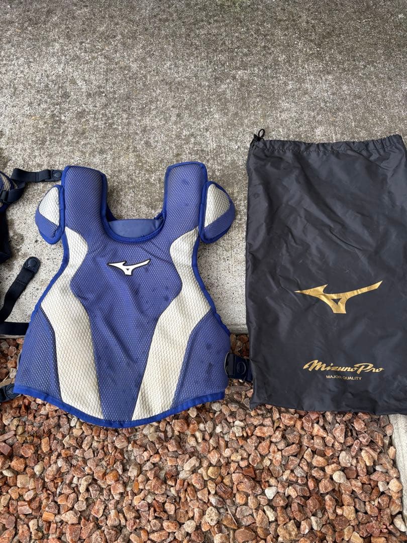 Mizuno キャッチャー用防具 フルセット マルチキャスターバック付き