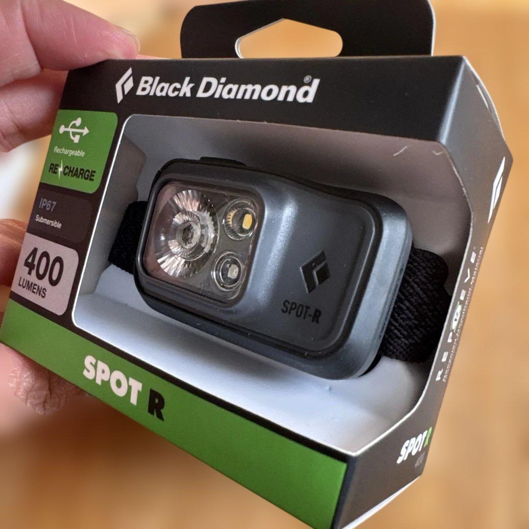  SPOT R 充電式 ヘッドランプ 400ルーメン