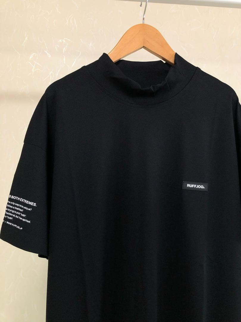 メンズウェア RUFFLOG VERTICAL LOGO MOCK NECK SHIRTS L